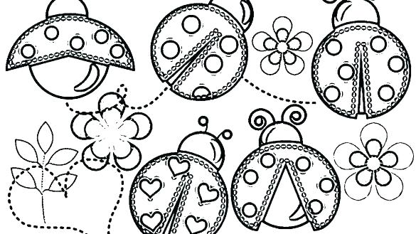 585x329 Lady Bug Coloring Pages Ladybug Cat Ladybug Girl Coloring Pages