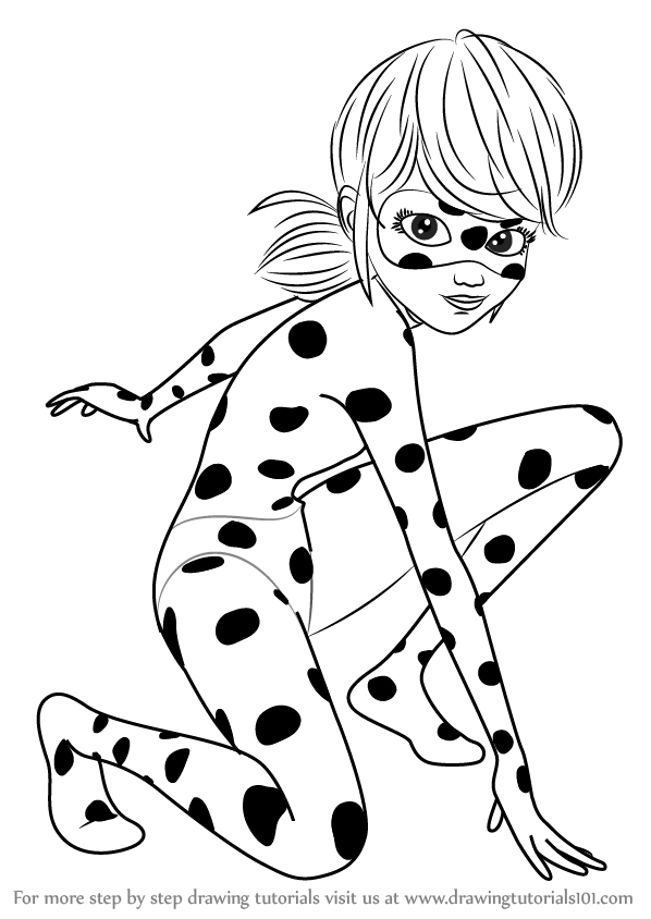 598x844 Ladybug Girl Coloring Pages Ladybug Ladybug Lady