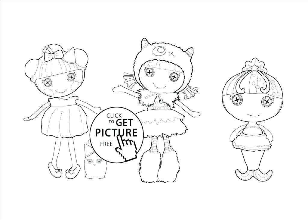 1024x730 Lalaloopsy Littles Coloring Pages