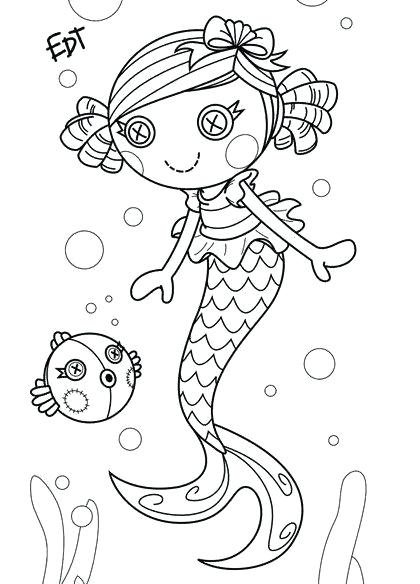 420x584 Coral Sea Shells Mermaid Coloring Page Lalaloopsy Little Sisters