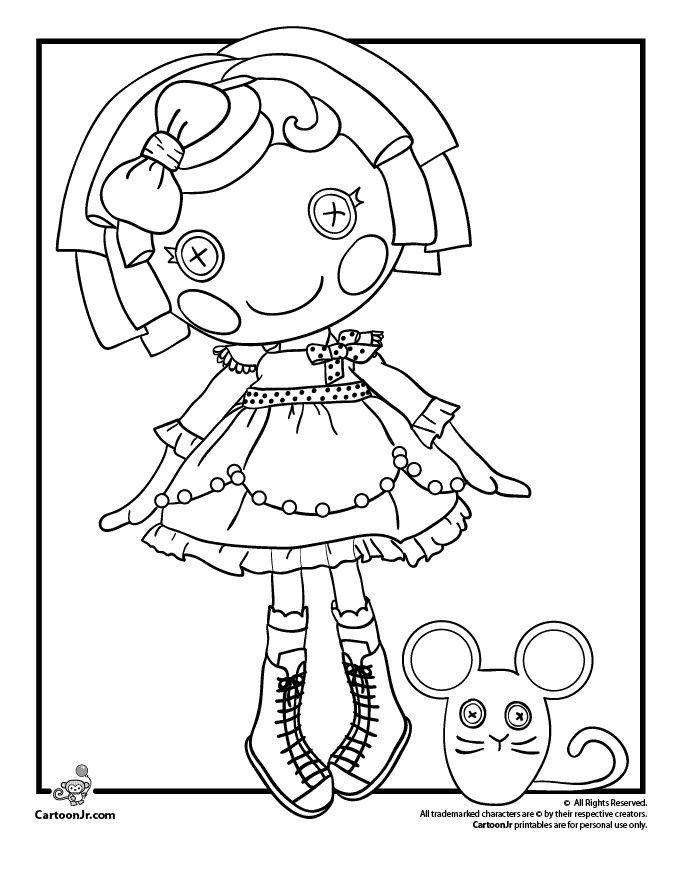 680x880 Lalaloopsy Coloring Pages Printable Coloring Page