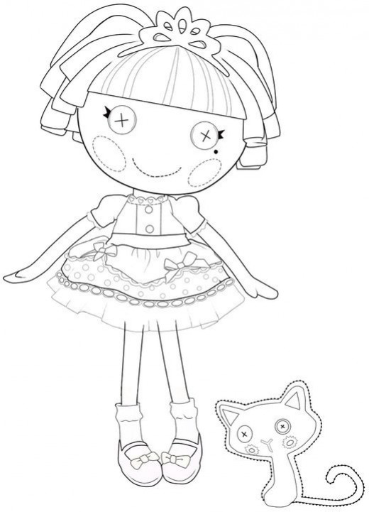 520x721 Printable Lalaloopsy Coloring Pages The Best Lalaloopsy Dolls