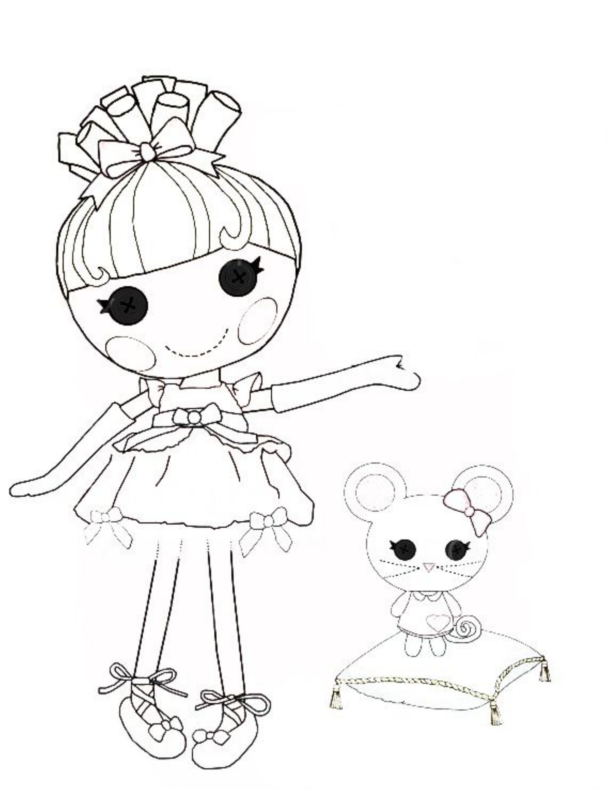 2551x3302 Beautiful Inspiration Lalaloopsy Coloring Pages Mittens Mermaid
