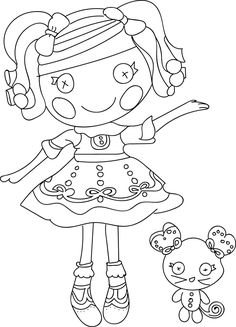 236x327 The Best Lalaloopsy Dolls Coloring Pages Colorear,