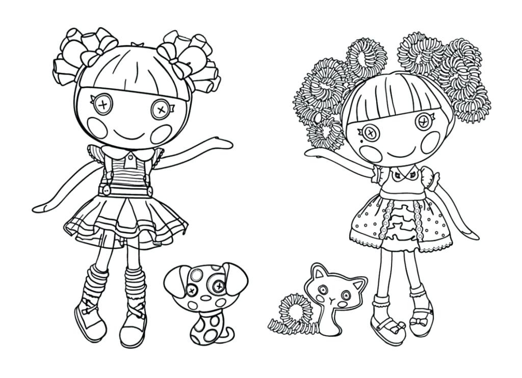 1024x742 Coloring Sheets Plus Image Of Coloring Page Lalaloopsy Invitations