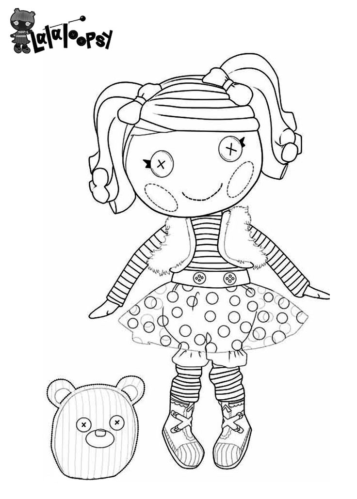 Lalaloopsy Mermaid Coloring Pages