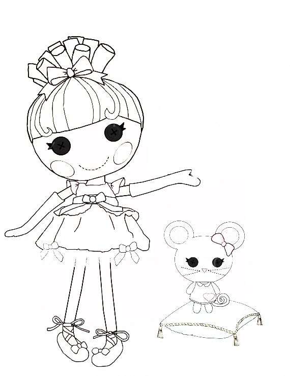 570x738 Lalaloopsy Coloring Pages