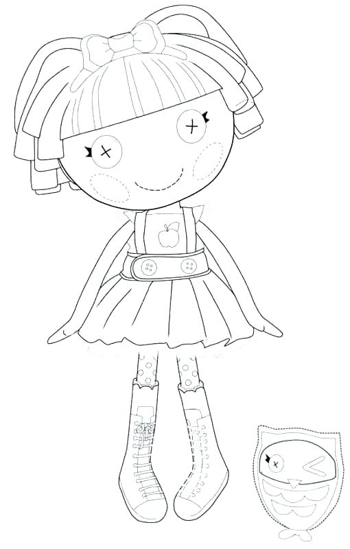 510x800 Lalaloopsy Color Pages Coloring Page Coloring Pages Coloring Pages