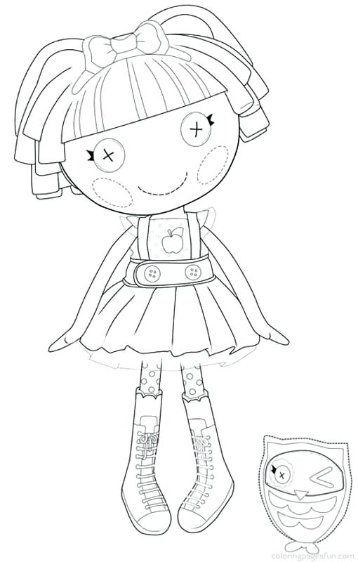 510x800 Lalaloopsy Coloring Page Coloring Pages 5 Lalaloopsy Printable