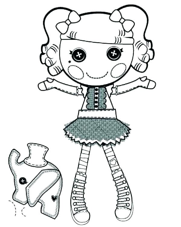 600x753 Lalaloopsy Coloring Page Printable Coloring Pages Lovely Reviews