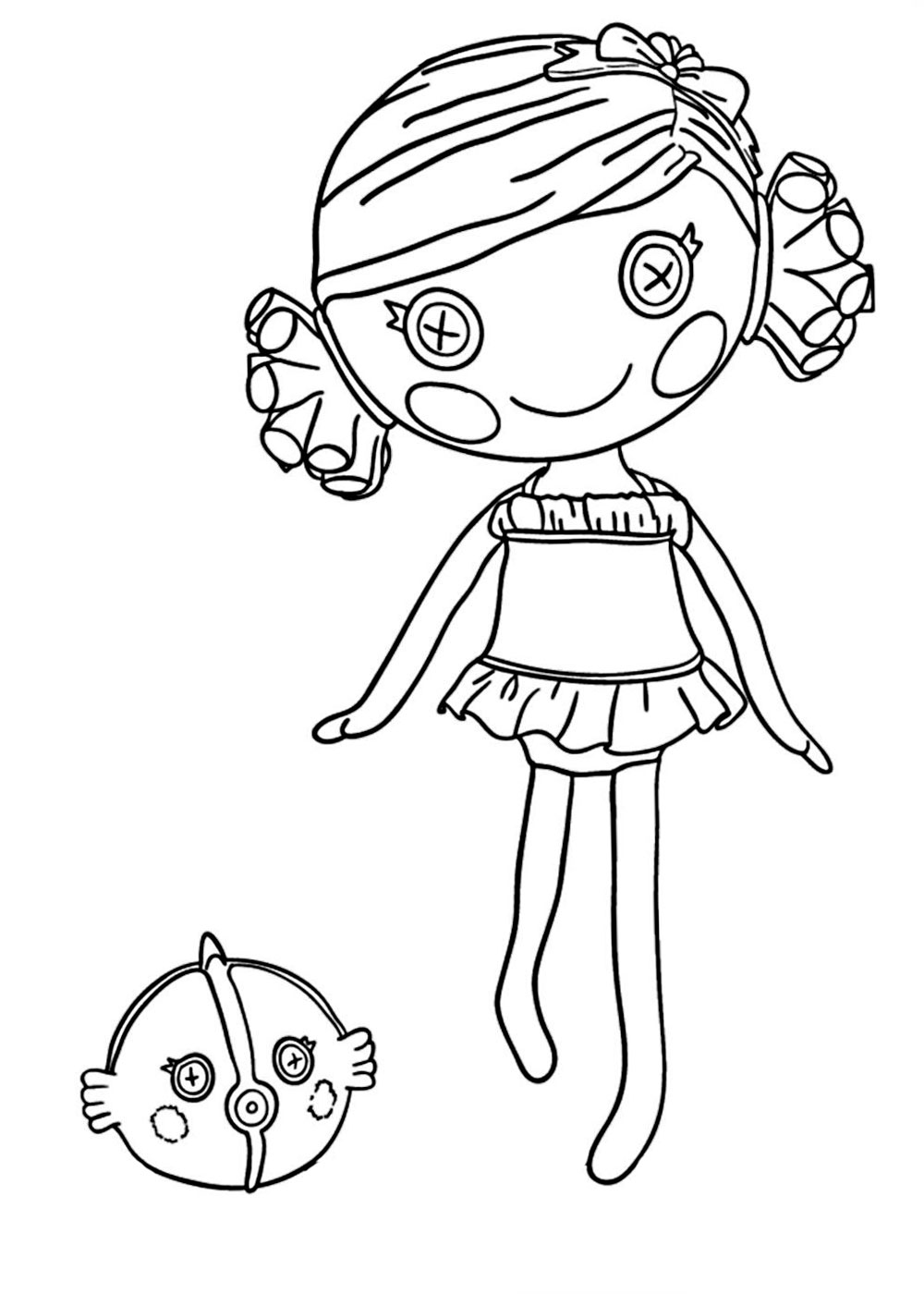 1000x1400 Lalaloopsy Girls Coloring Pages Lalaloopsy Lalaloopsy