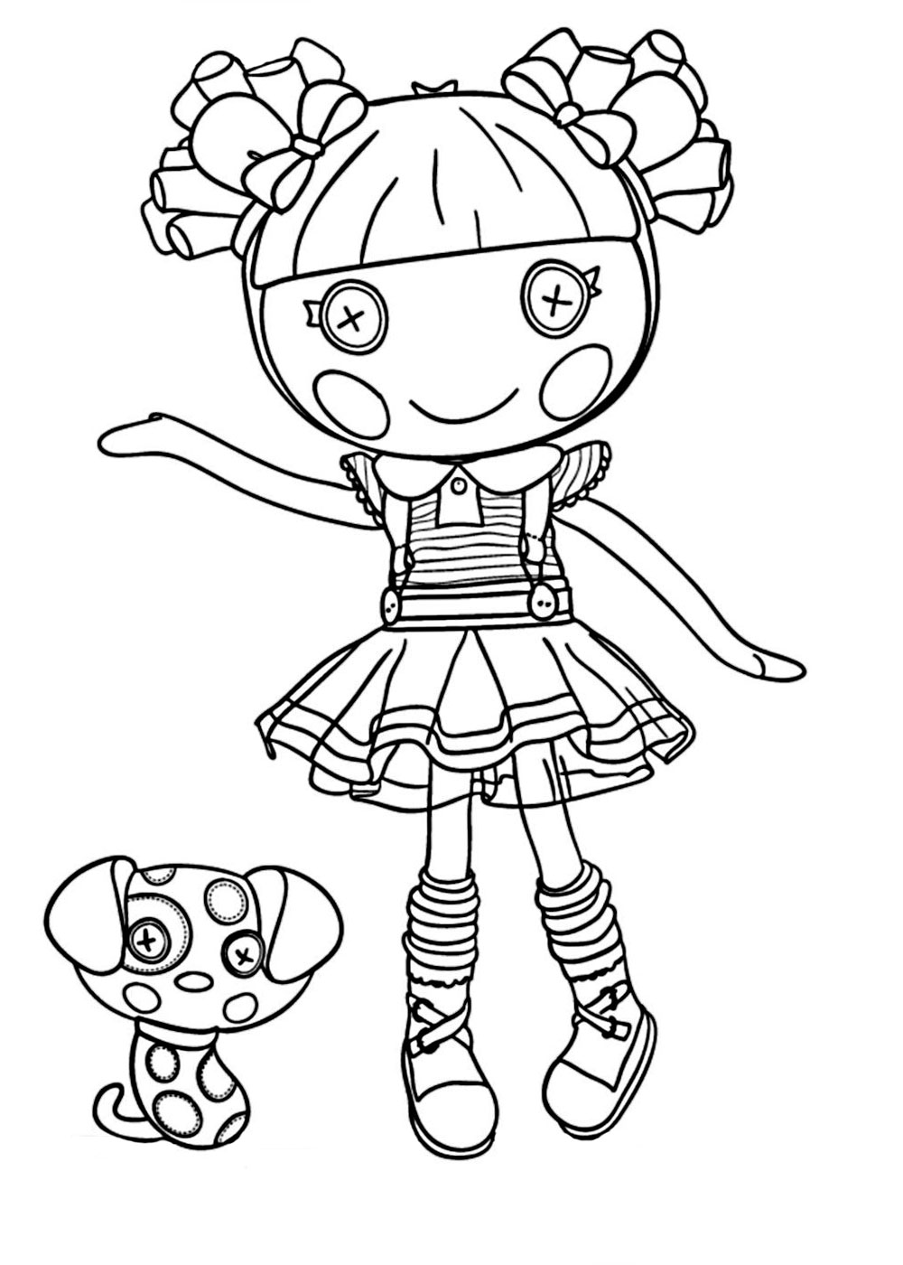 1000x1400 Lalaloopsy Coloring Coloring Pages Lalaloopsy