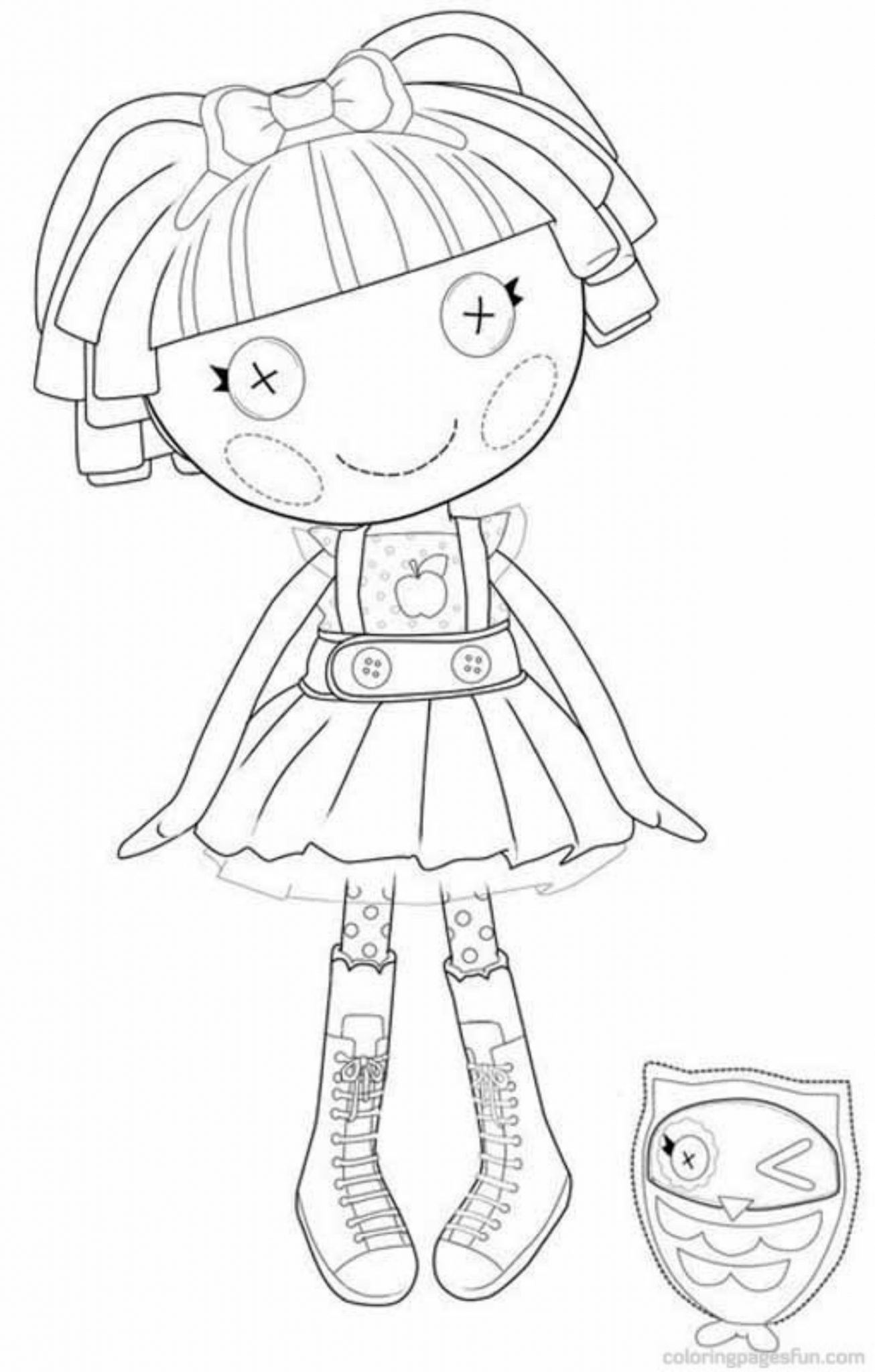 1306x2048 Giving Task For Kids To Have Lalaloopsy Coloring Pages Printable