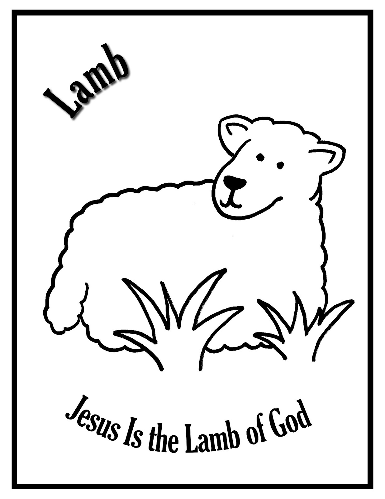 1236x1600 Animal Coloring Pages Baby Animals Lamb Lively Page