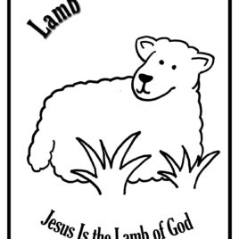 268x268 Coloring Page Jesus Lamb Of God Archives