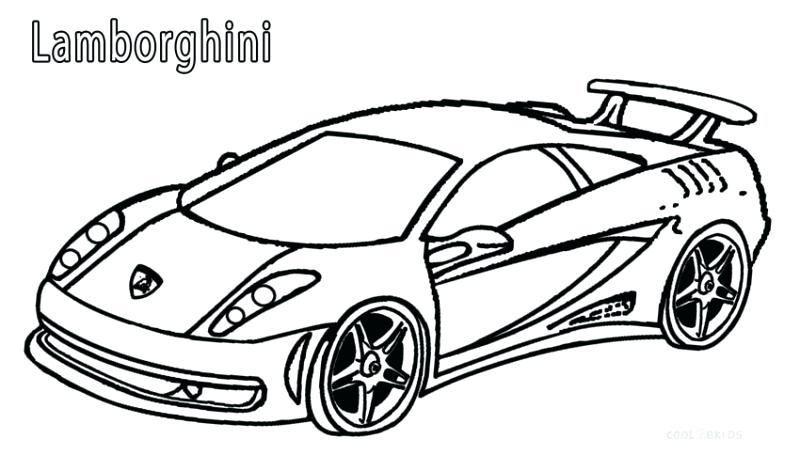 800x471 Lamborghini Coloring Page Printable
