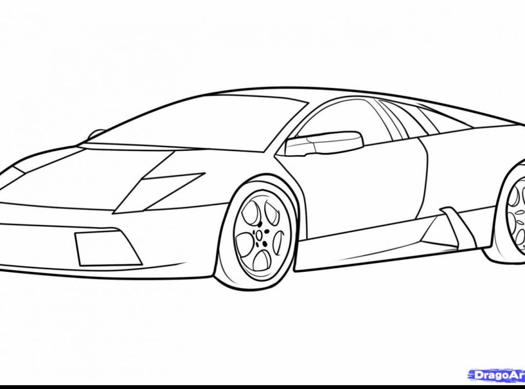1080x800 Ideal Lamborghini Coloring Pages Imagine Unknown For Kids