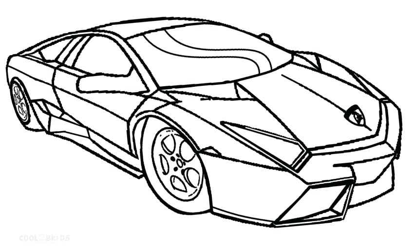 850x517 Easy Lamborghini Coloring Pages Printable Get This