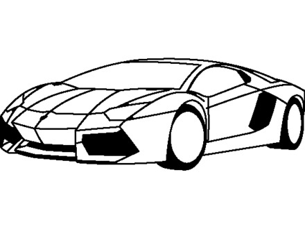 Lamborghini Gallardo Coloring Pages