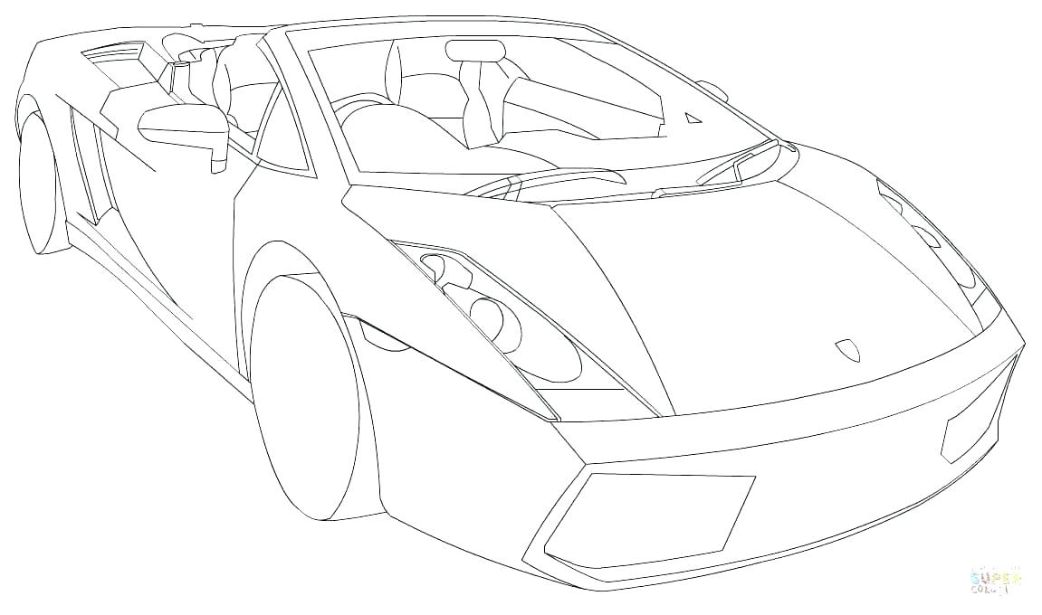 1151x680 Coloring Pages Lamborghini Gallardo As Well And Fastest Colouring