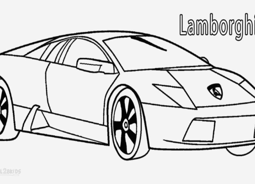 Lamborghini Veneno Coloring Pages