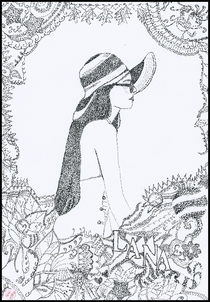 697x1000 Portrait Of Lana Del Rey By Jinsei On Stars Portraits