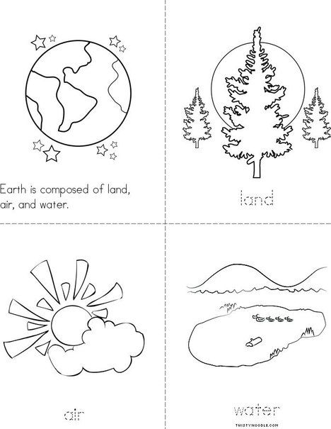 468x605 Land, Air, And Water Mini Book From A Day In My