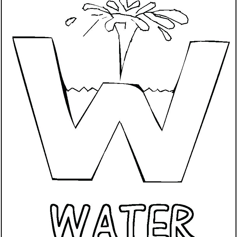 800x800 Simple Water Cycle Coloring Page Free Printable Pages Of For Kids