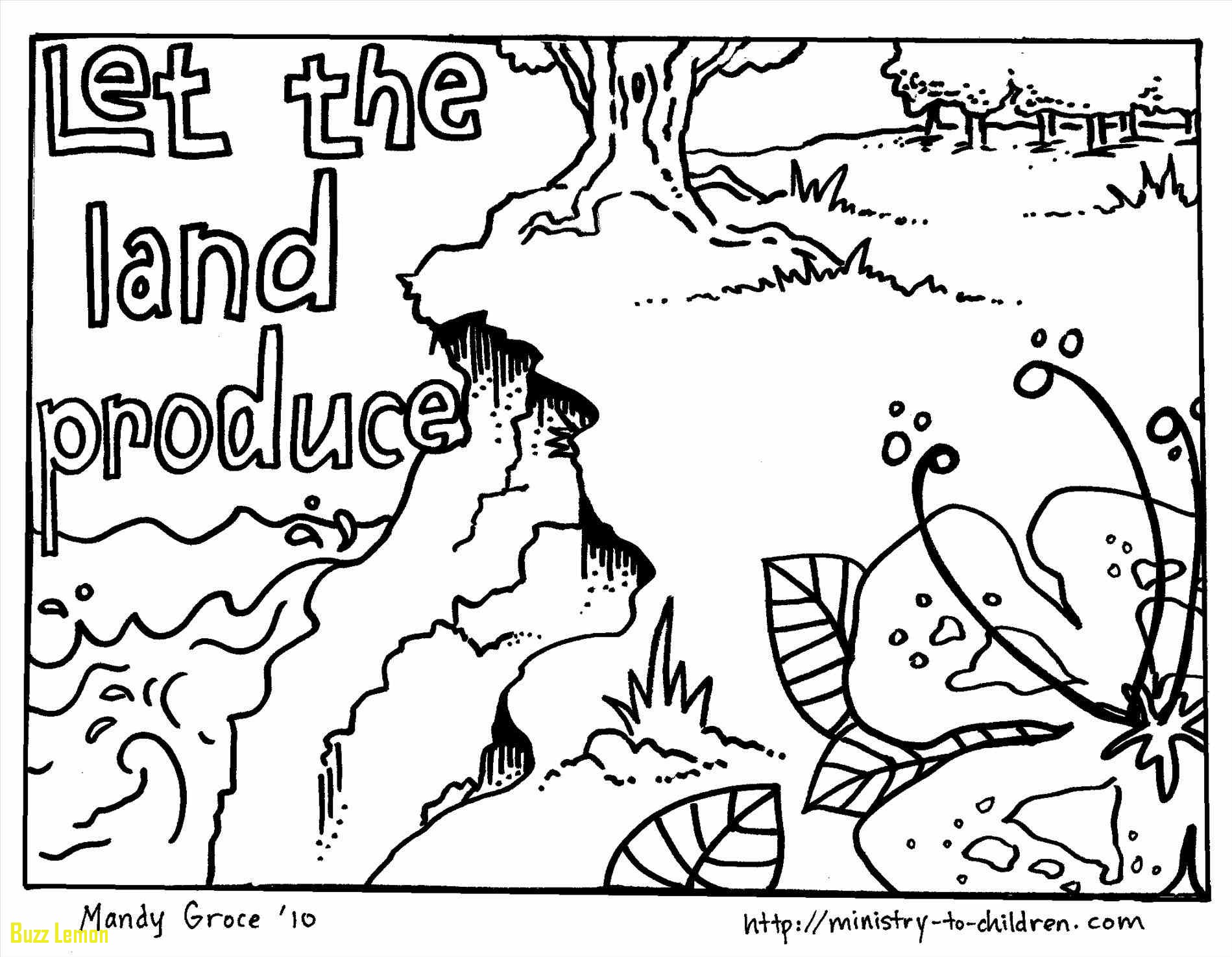 1899x1474 Creation Day 3 Coloring Page Elegant Land Coloring Pages Creation