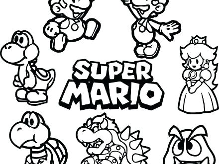 440x330 Best Super Mario 3d Land Coloring Pages Print Galaxy 2 To 28451