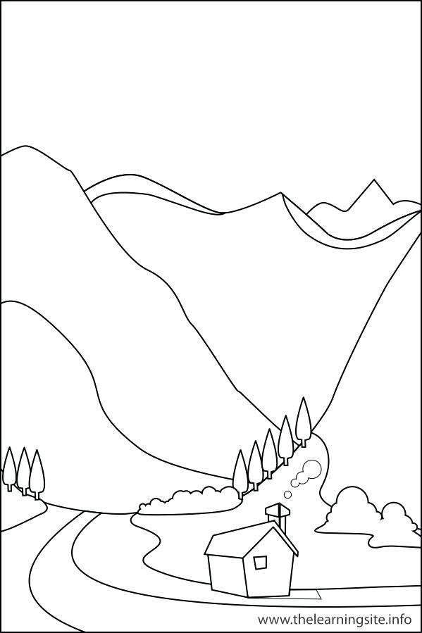 599x899 Landforms Coloring Pages Coloring Pages Nature Pencil And In Color