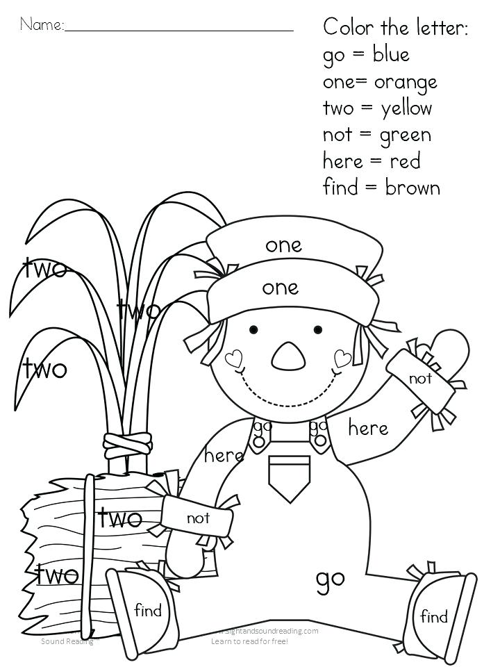 720x960 Color By Letter Sight Word Fall Fun Best Language Arts Images
