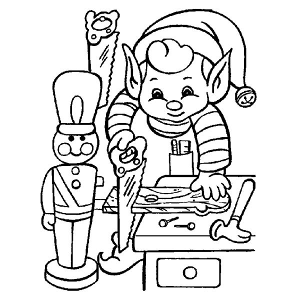 Large Christmas Coloring Pages