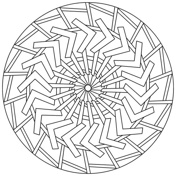 564x564 Free Large Mandala Coloring Pages Mandala 132 By Sadadoki