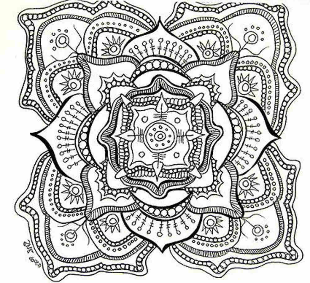 1000x913 Innovation Ideas Mandala Coloring Pages Benefits Adults Cool Adult