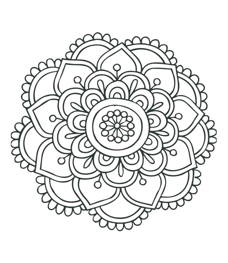 736x849 Mandala Coloring Pages Animals Coloring Pages Mandala Mandala