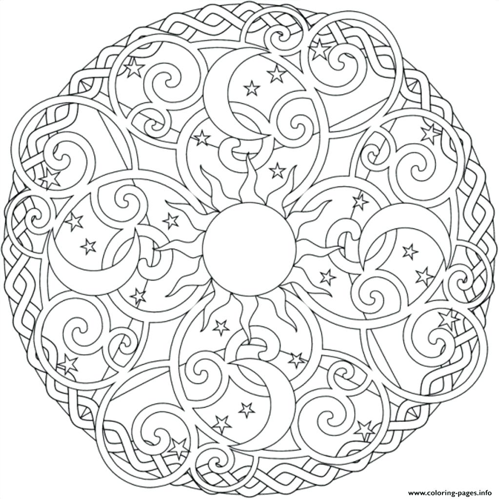 1023x1023 Coloring Pages ~ Printable Mandala Coloring Pages Elegant On