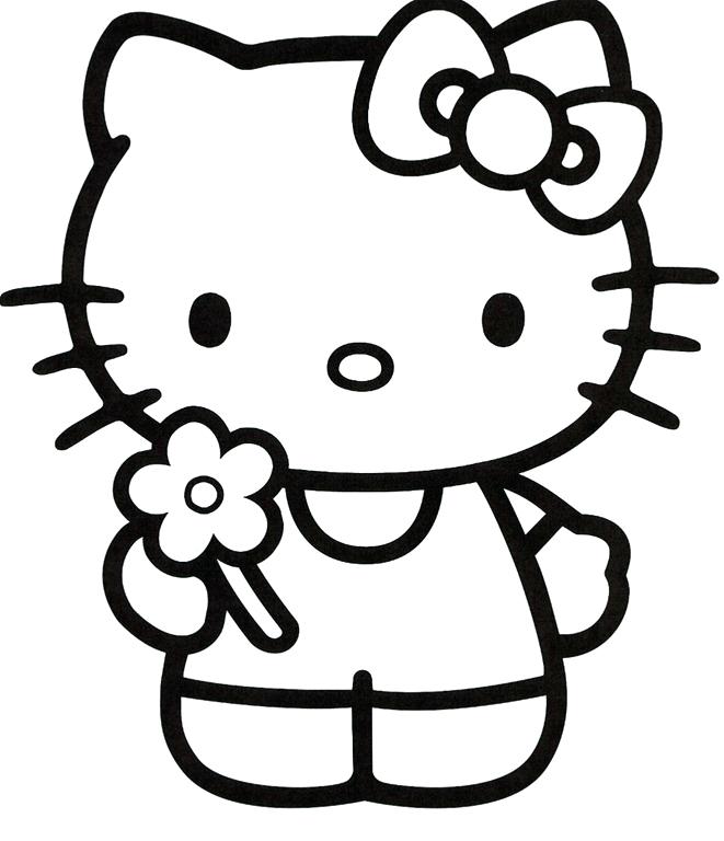 661x768 Large Print Coloring Pages Hello Kitty Printable Coloring Pages