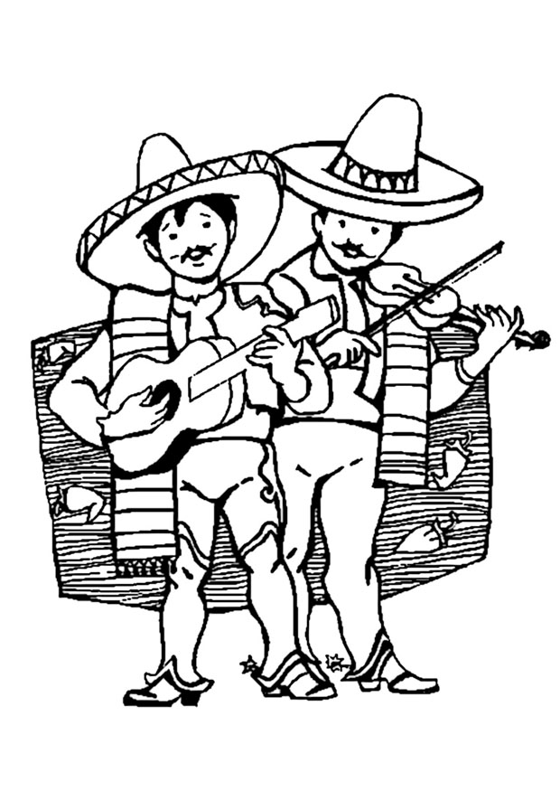 620x875 Mexico Coloring Pages