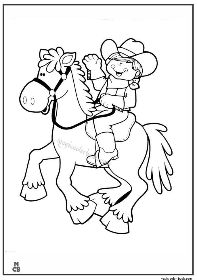 685x975 Little Cowgirl Cowboy Coloring Pages