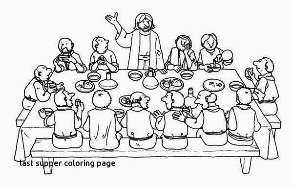 600x384 The Last Supper Coloring Pages Printable Printable Coloring Page