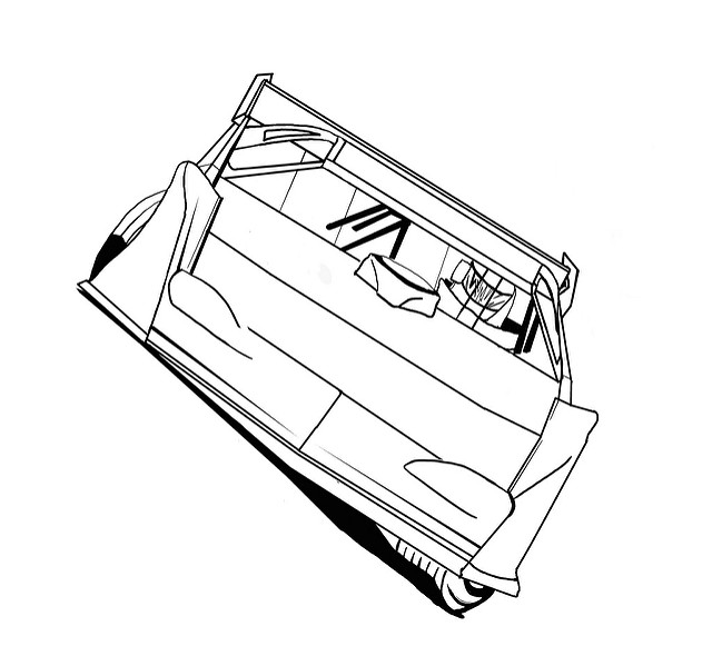 640x599 Dirt Late Model Coloring Pages