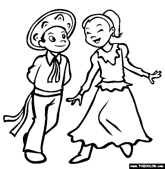 Latin Coloring Pages