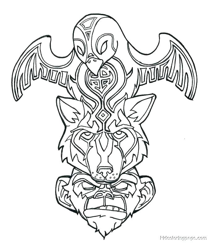 683x792 Cool Flag Outline Coloring Page Free Pages Or Cool Flag Outline