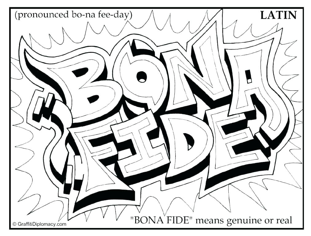 1012x768 Graffiti Coloring Pages Printable Graffiti Coloring Pages