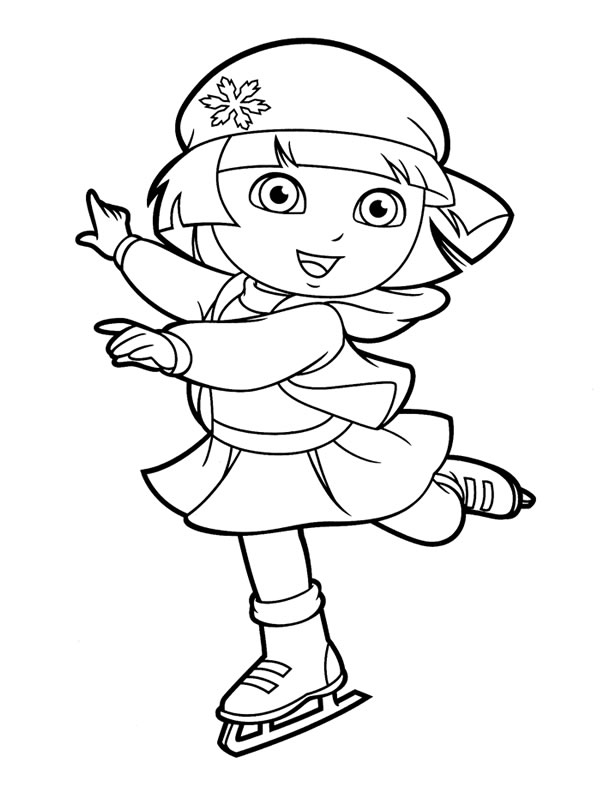 612x792 Dora Coloring