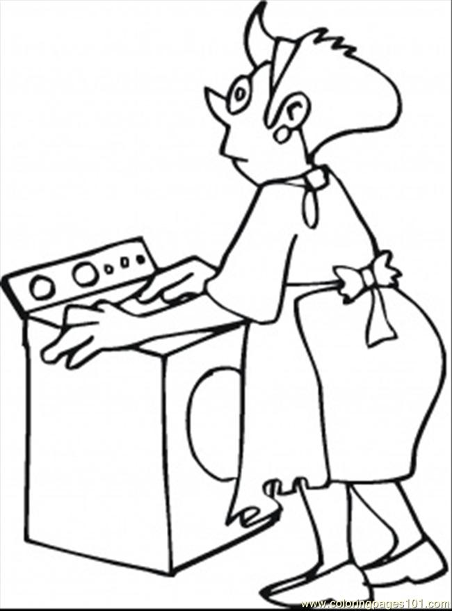650x879 Laundry Coloring Pages Making Laundry Coloring Page Free Home