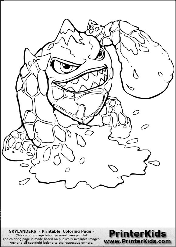 Lava Coloring Pages