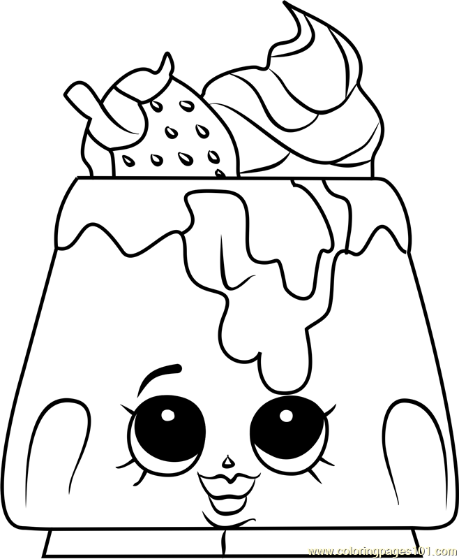 658x800 Choco Lava Shopkins Coloring Page