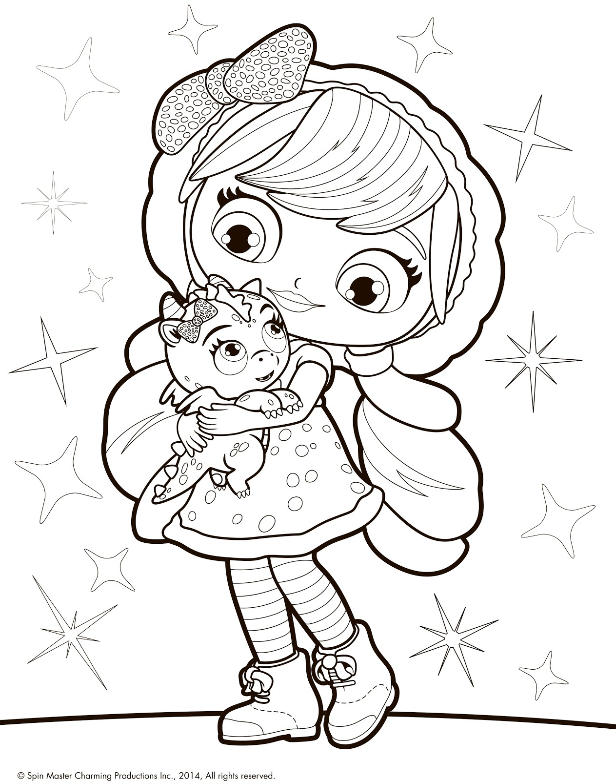 1263x1600 Little Charmers Coloring Pages